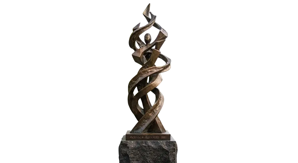 Custom sculpted trophy artwork