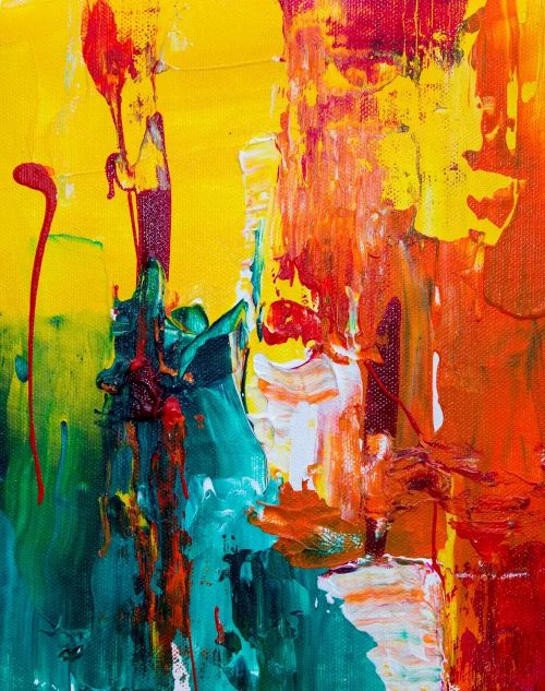 Custom oil painting detail on a decorated wall