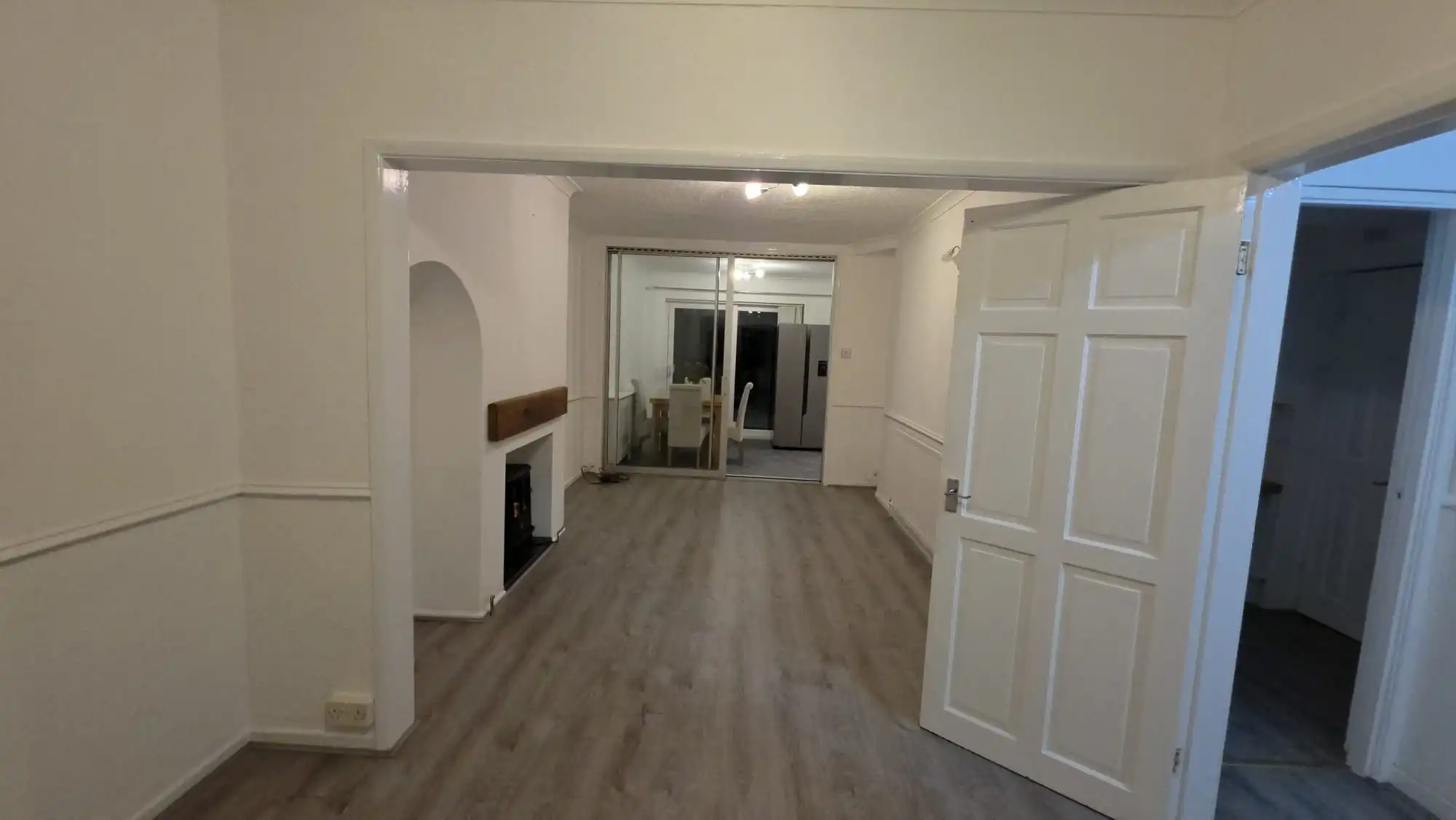 Living room painting and flooring