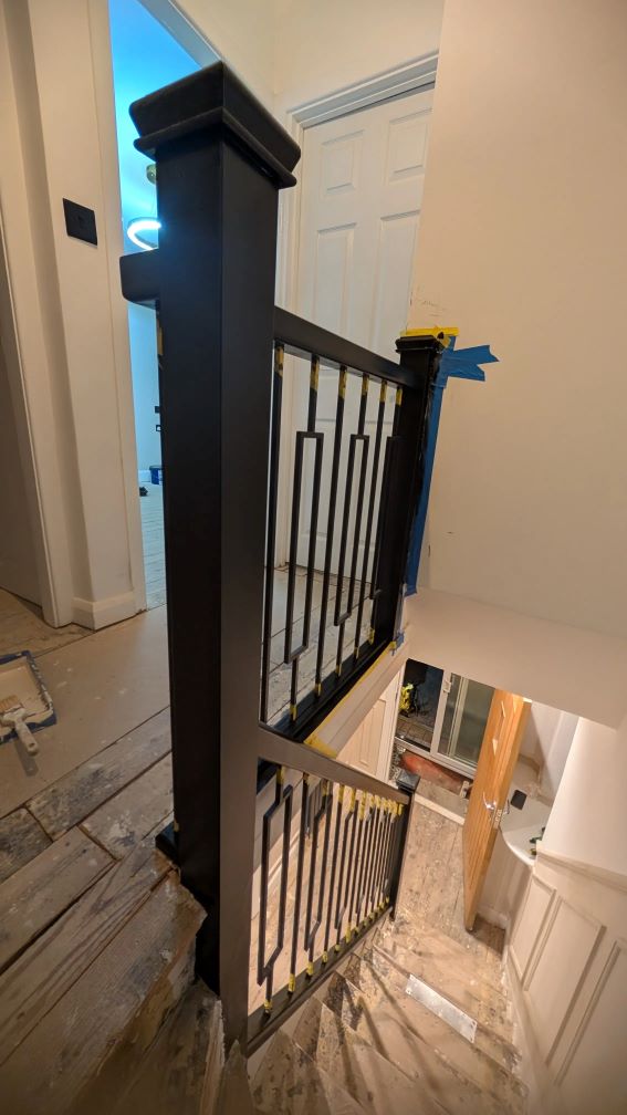 Staircase renovation — after