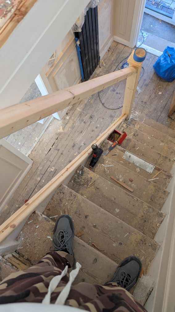 Staircase renovation — before